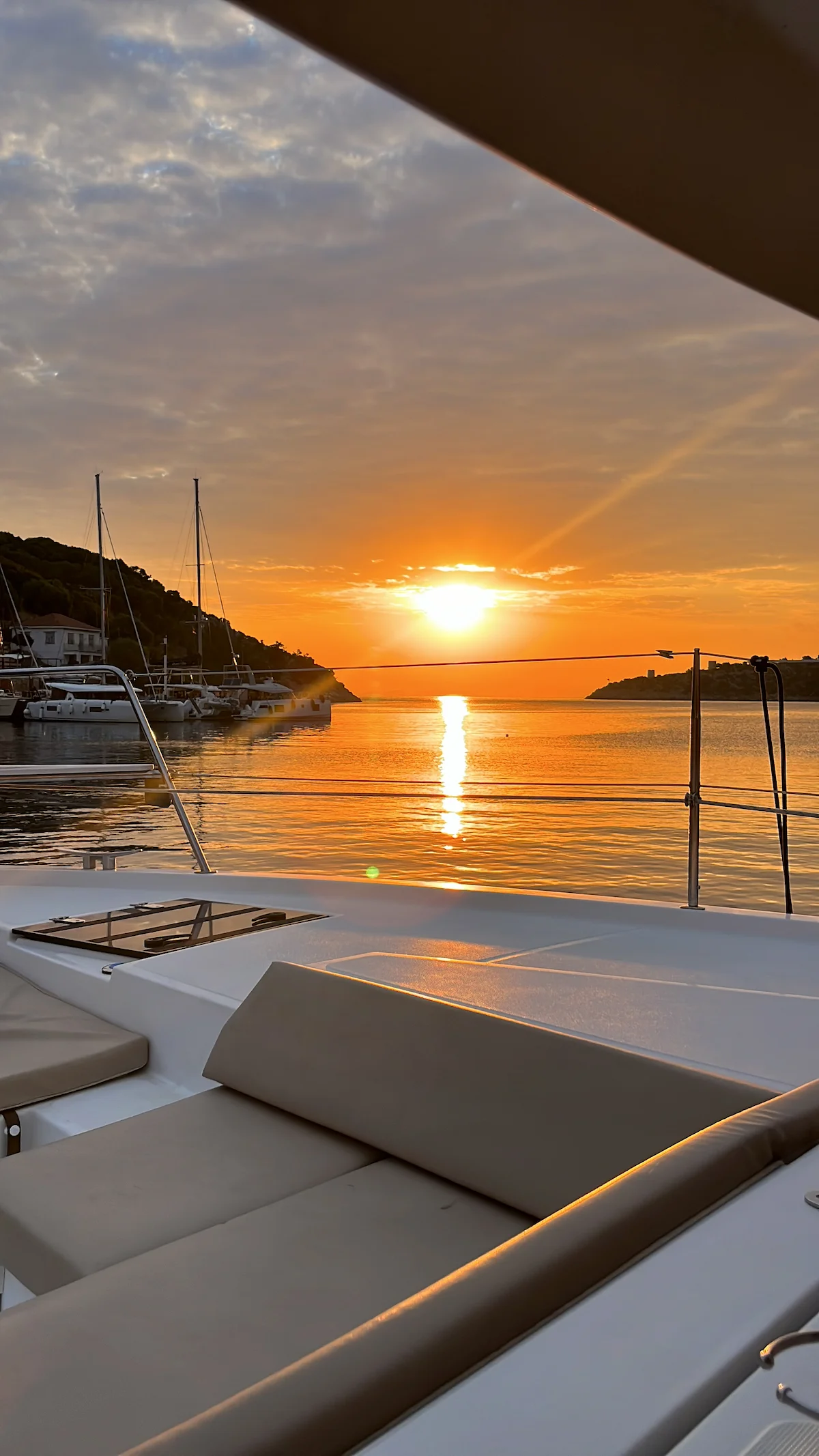 Sunrise at sea