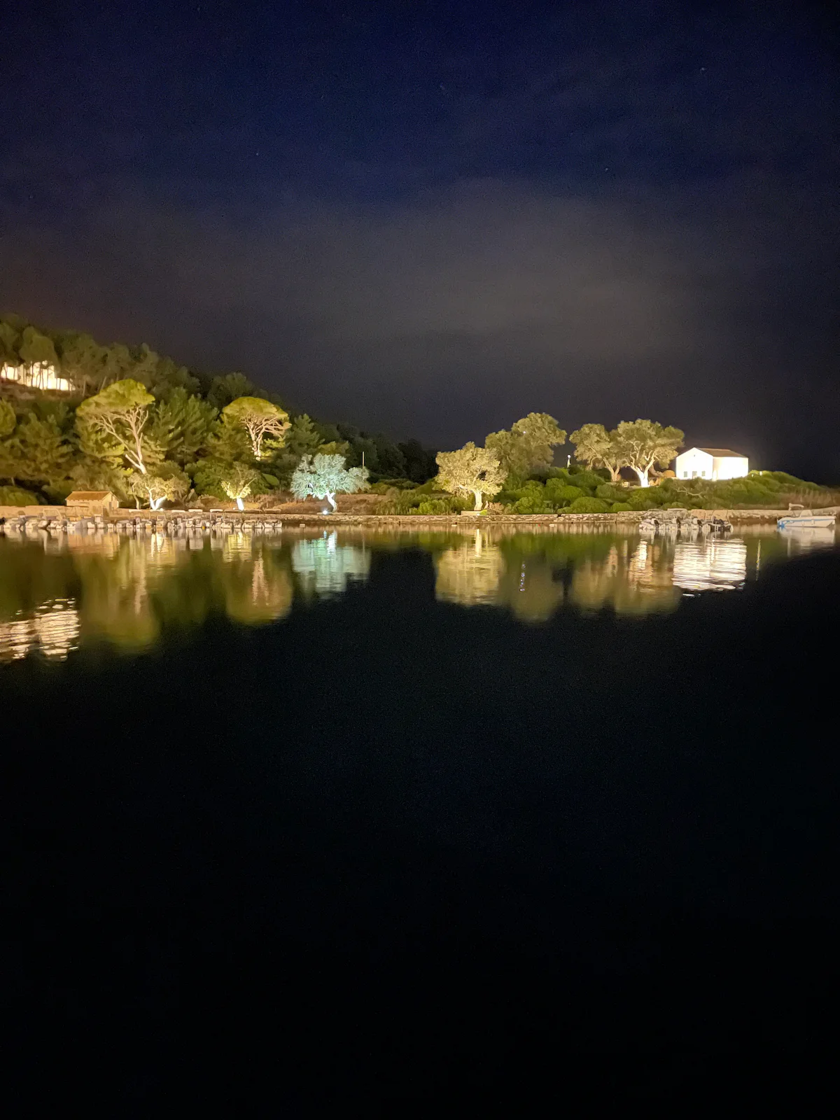 Night at anchor